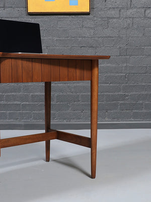 Mid-Century Modern “Mainland” Walnut Writing Desk by Hooker, c.1960’s