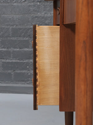 Mid-Century Modern “Mainland” Walnut Writing Desk by Hooker, c.1960’s