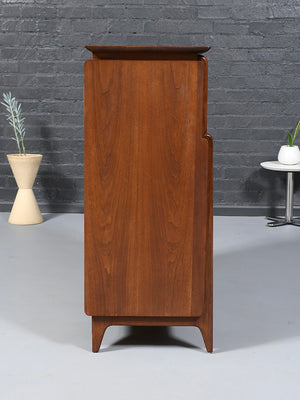 Mid-Century Modern “Projection” Highboy Dresser by John Van Koert for Drexel, c.1960’s