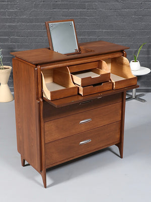 Mid-Century Modern “Projection” Highboy Dresser by John Van Koert for Drexel, c.1960’s