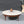 Mid-Century Modern Round Travertine Top Coffee Table, c.1960’s