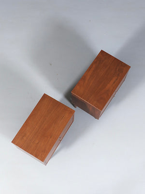 Pair of Mid-Century Modern Walnut Night Stands, c.1960’s
