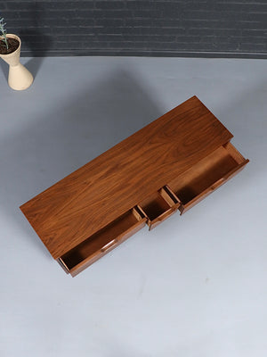 Mid-Century Modern 9-Drawer Walnut Dresser, c.1960’s