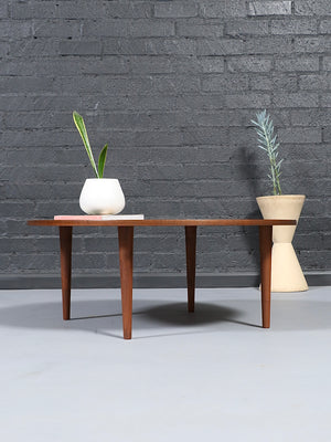 Mid-Century Modern Round Walnut Coffee Table by Lane, c.1960’s