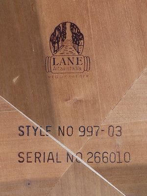 Mid-Century Modern Round Walnut Coffee Table by Lane, c.1960’s