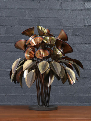 Vintage Curtis Jere Mixed-Metal Floral Bouquet Sculpture, c.1980’s