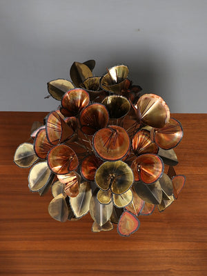 Vintage Curtis Jere Mixed-Metal Floral Bouquet Sculpture, c.1980’s