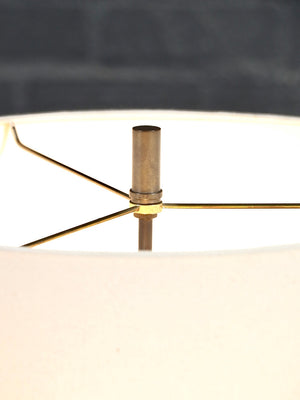 Antique Art Deco Patinated Brass Sunburst Floor Lamp, c.1960’s