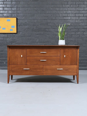 Mid-Century Modern “Profile” Walnut Credenza by John Van Koert for Drexel, c.1950's