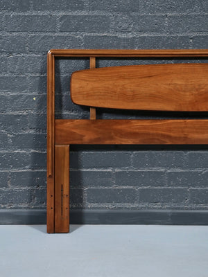 Full Size Mid Century Modern “Rhythm” Walnut Headboard by Lane, c.1960's