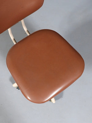 Mid-Century Japanese Industrial Swivel Office Chair by May Company, c.1970s