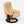 Scandinavian Modern “Stressless” Tan Leather Lounge Chair by Ekornes