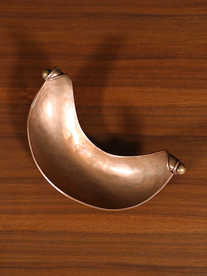 Mid-Century Mexican Modernist Footed Copper Tray by Los Castillos, c.1960’s