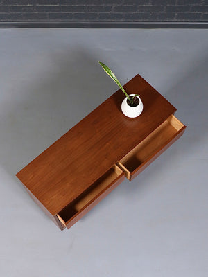 Mid-Century Modern Walnut 6-Drawer Dresser by Bassett Furniture, c.1960’s