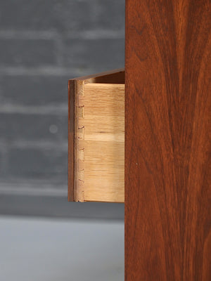 Mid-Century Modern Walnut 6-Drawer Dresser by Bassett Furniture, c.1960’s