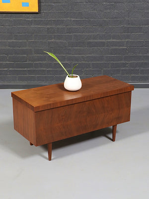 Mid-Century Modern Walnut & Cedar Trunk by Cavalier, c.1960’s