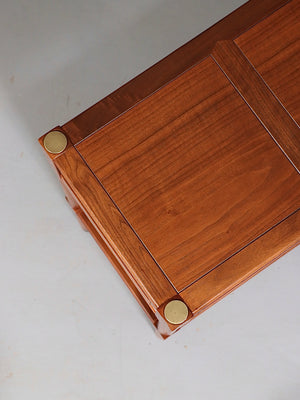Mid-Century Modern Walnut Console Table w/ Bookshelf, c.1960’s