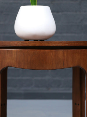 Mid-Century Modern Sculptural Round Pedestal Side Table by Heritage, c.1960’s