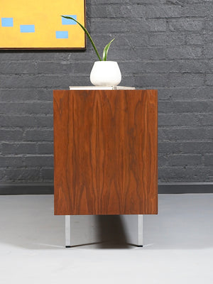 Mid-Century Modern Two-Tone Lacquered & Walnut Credenza, c.1960’s