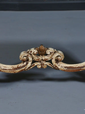 Vintage Belgian Baroque Revival Griffin & Pink Marble-Top Side Table, c.1940’s
