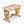 Vintage Belgian Baroque Revival Griffin & Pink Marble-Top Side Table, c.1940’s