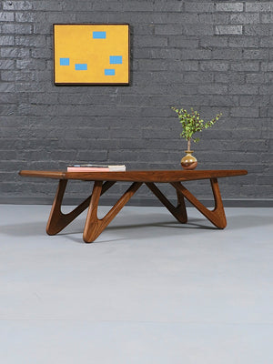 Mid-Century Modern “American Leisure” Walnut Coffee Table / Bench by Kroehler, c.1960’s