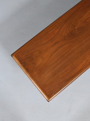 Mid-Century Modern “American Leisure” Walnut Coffee Table / Bench by Kroehler, c.1960’s