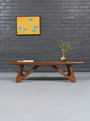 Mid-Century Modern “American Leisure” Walnut Coffee Table / Bench by Kroehler, c.1960’s