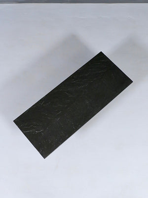 Mid-Century Modern Black Slate Stone Top Coffee Table, c.1960’s