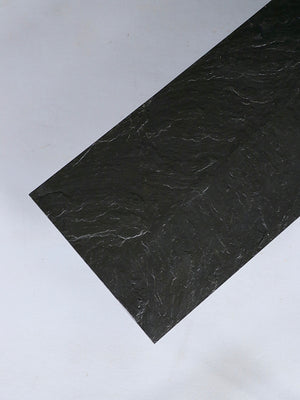 Mid-Century Modern Black Slate Stone Top Coffee Table, c.1960’s
