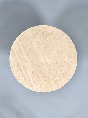 Mid-Century Modern Travertine Top Side Table, c.1960’s