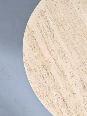 Mid-Century Modern Travertine Top Side Table, c.1960’s