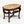 Italian Carved Mahogany Table w/ Foliate Scrollwork, Central Cartouche & Breccia Marble Top, c.1900’s