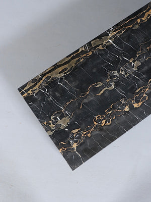 Mid-Century Portoro Black Marble Top Coffee Table by Baker, c.1950’s