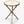 Contemporary Hollywood Regency Brass Twig Side Table w/ White Marble Top
