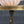 Contemporary Hollywood Regency Brass Twig Side Table w/ White Marble Top