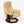 Scandinavian Modern “Stressless” Tan Leather Lounge Chair by Ekornes
