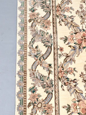 Vintage French Aubusson Savonnerie Revival Floral Rug, c.1990’s