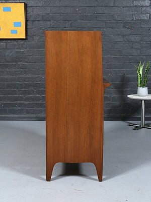 Mid Century Modern Profile Highboy by John Van Koert for Drexel, c.1950's