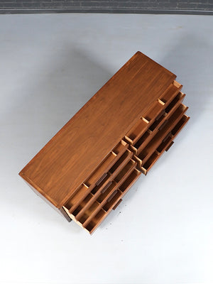 Mid Century Modern Walnut Dresser by Milling Road / Baker Furniture c.1960's