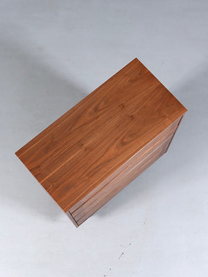 Mid Century Modern 4-Drawer Walnut Highboy Dresser, c.1960’s