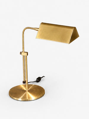 Mid Century Modern “Omi” Articulating Brass Desk Lamp by Koch Lowy, c.1970’s