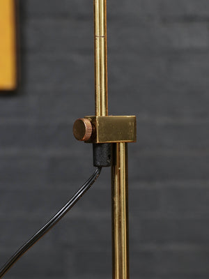 Mid Century Modern “Omi” Articulating Brass Desk Lamp by Koch Lowy, c.1970’s