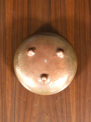 Early Arts & Crafts Hammered Copper Footed Bowl by Roycroft, c.1910’s