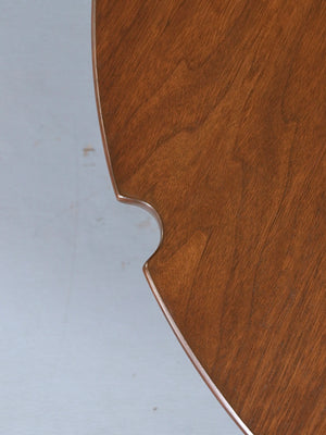 Mid Century Swedish Modern Sculpted Walnut Coffee Table, c.1960’s
