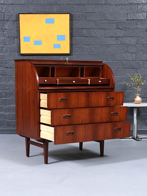 Mid Century Swedish Modern Rosewood Desk by Egon Estergaard, c.1960’s