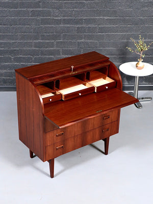 Mid Century Swedish Modern Rosewood Desk by Egon Estergaard, c.1960’s