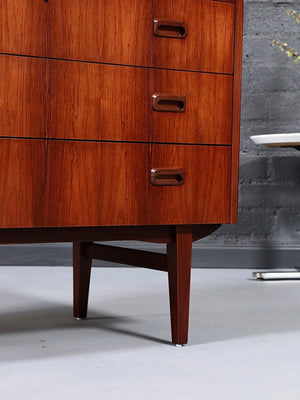 Mid Century Swedish Modern Rosewood Desk by Egon Estergaard, c.1960’s