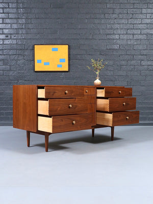 Kipp Stewart “Declaration” Walnut Dresser for Drexel, c.1960’s