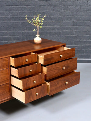 Kipp Stewart “Declaration” Walnut Dresser for Drexel, c.1960’s